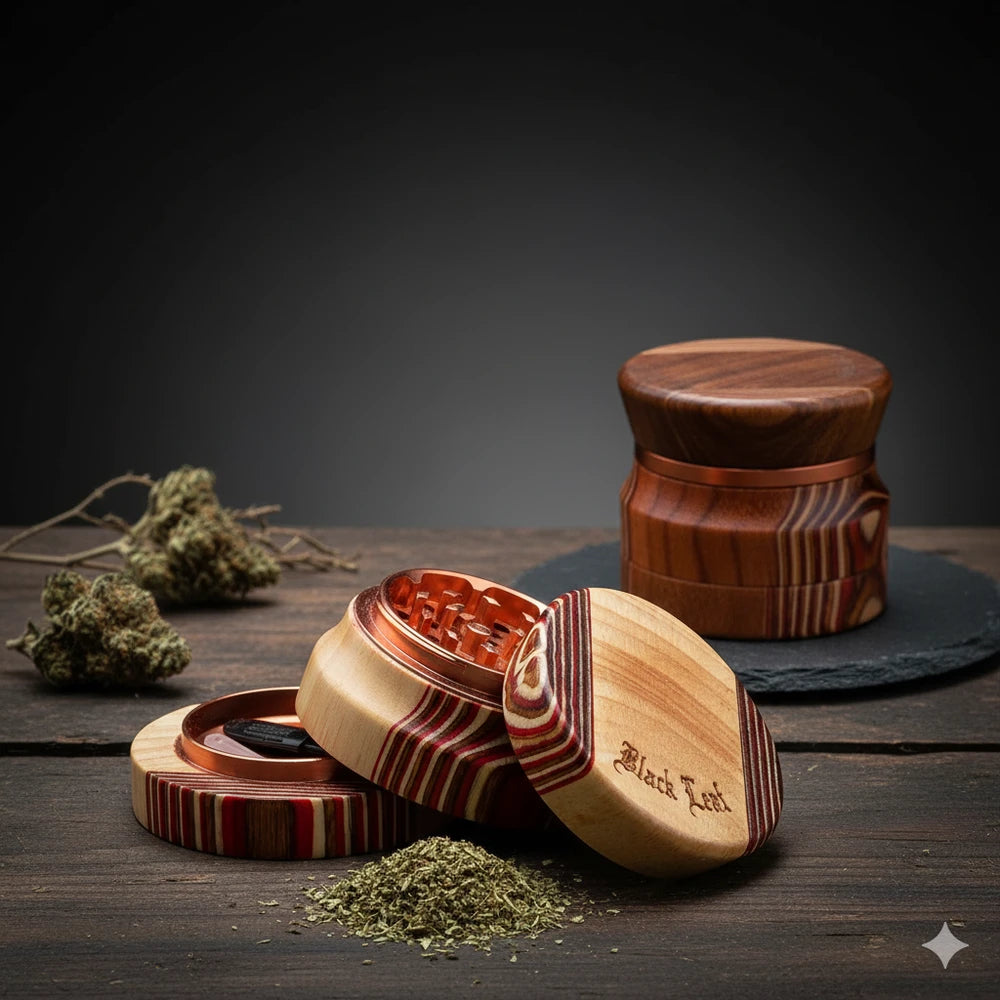 Alu- Holzgrinder 4-tlg.