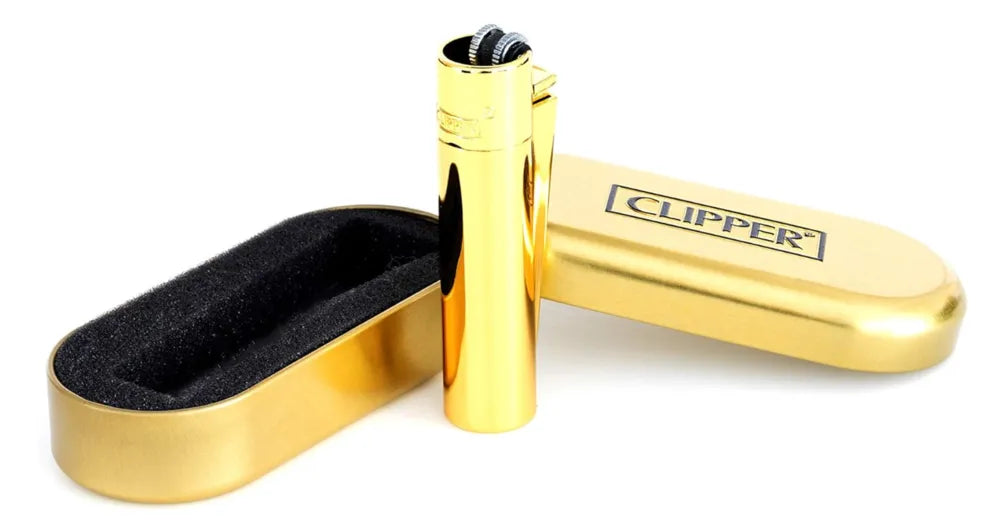 Gradient Elegance Feuerzeug Gold