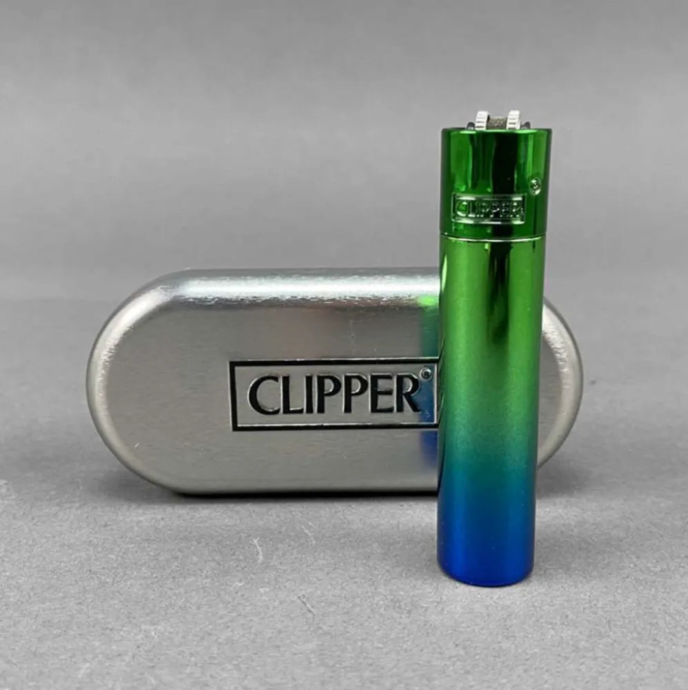 Gradient Elegance Feuerzeug Peacock