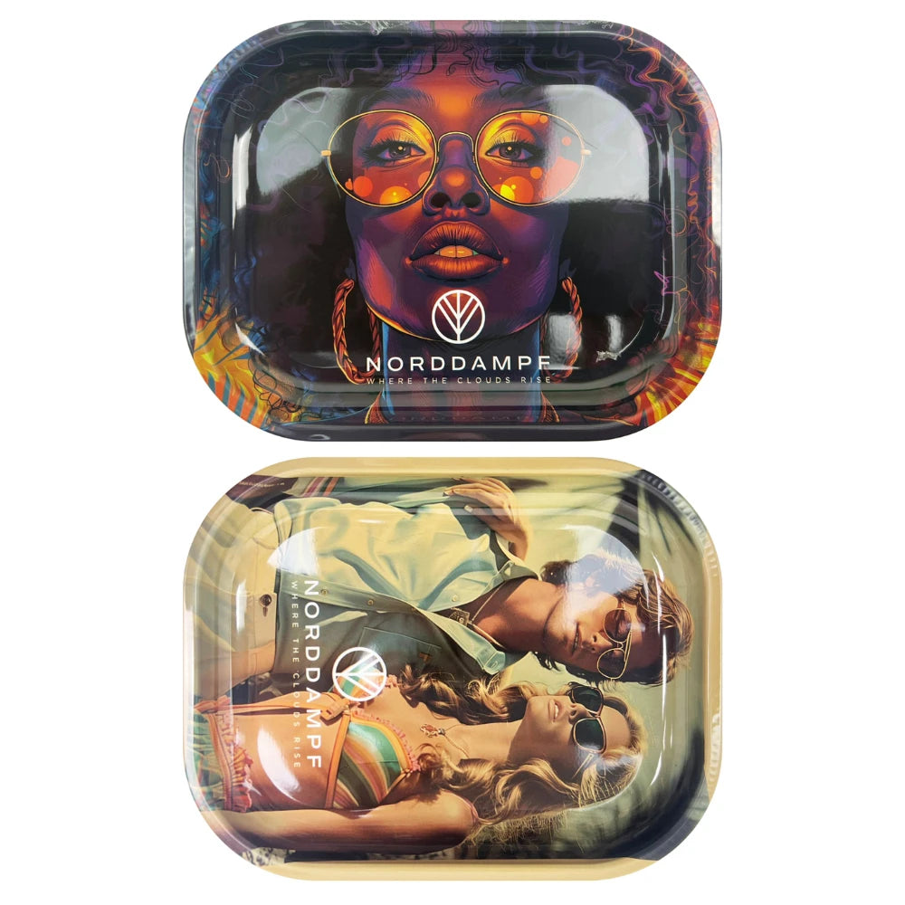 Rolling Tray S - Secret Flowers