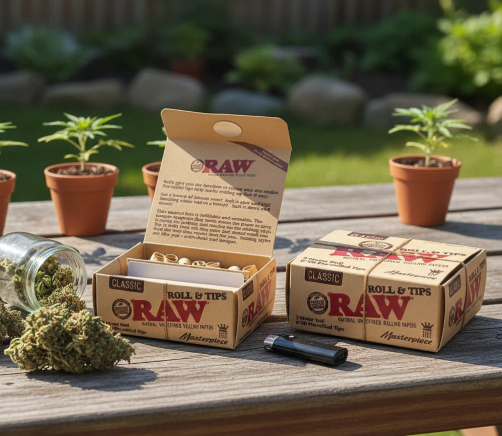 King Size Rolls 3m Masterpiece Classic + Pre-rolled Tips