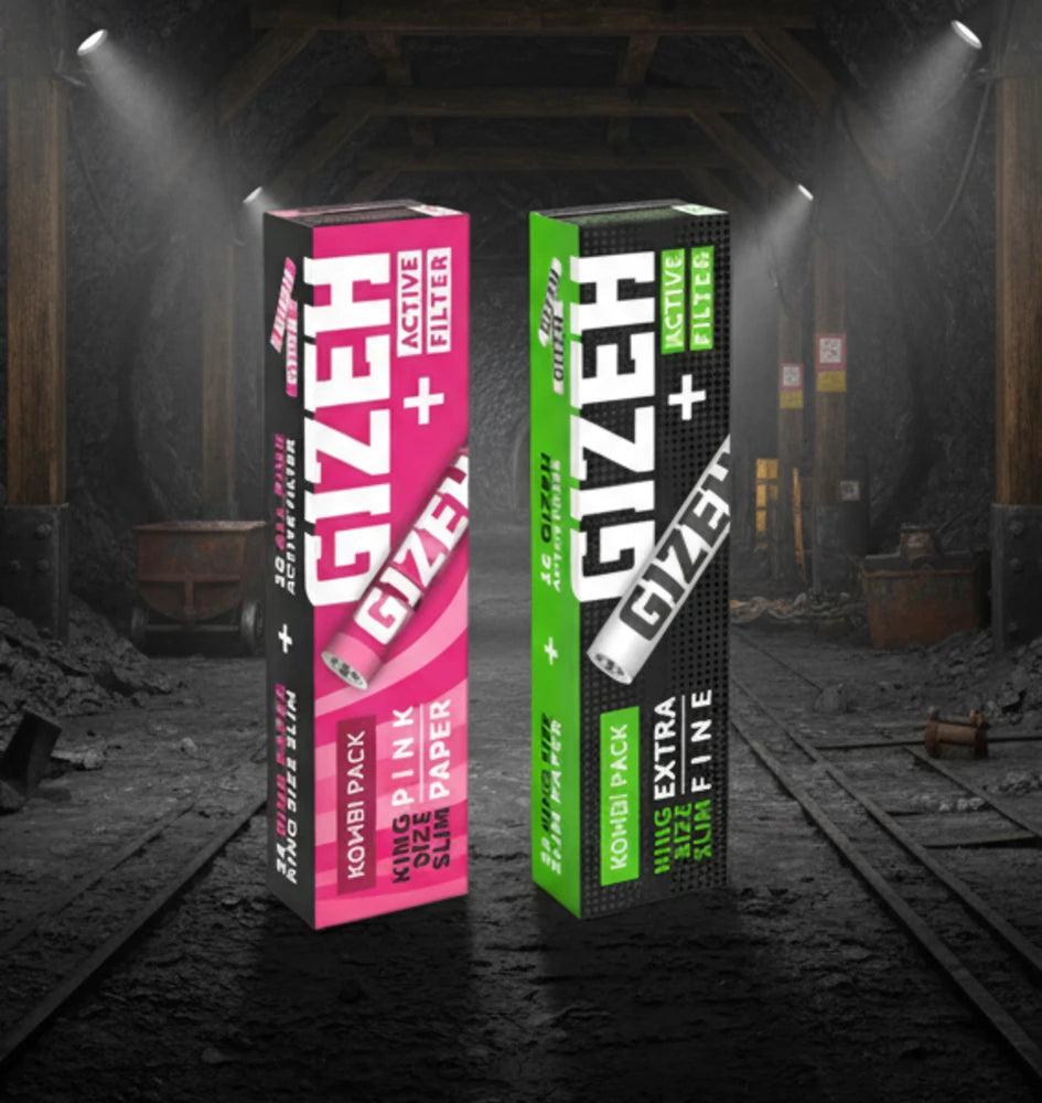 King Size Slim Papers + Aktivkohlefilter