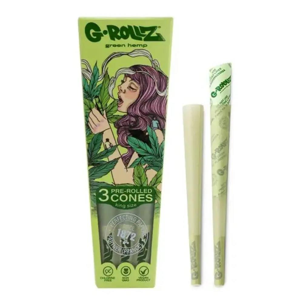 G-Rollz Colossal Dream 6 Pre-Rolled 1¼ Cones Green Hemp - Secret Flowers
