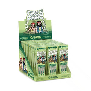 G-Rollz Cheech & Chong™ Sofa 6 Pre-Rolled 1¼ Cones Organic Green Hemp - Secret Flowers