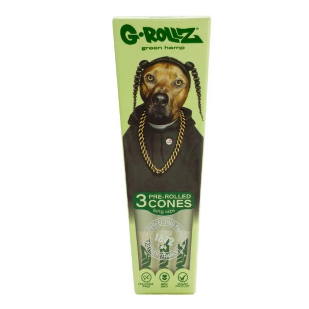 G-Rollz Pets Rock Rap 3 Pre-Rolled KS Cones Organic Green Hemp - Secret Flowers