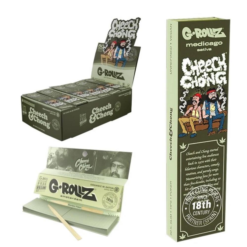 G-Rollz Cheech & Chong™ Sofa Medicago Sativa KS Papers + Tips & Poker