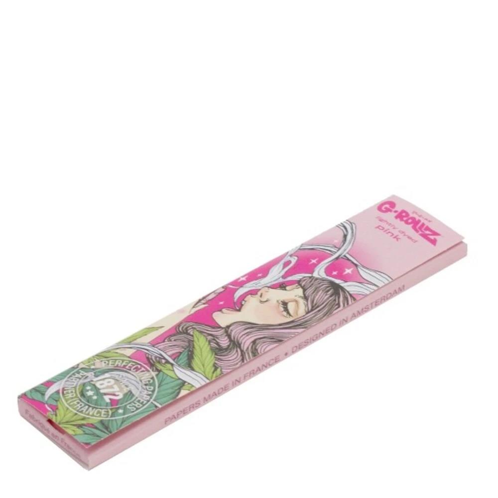 G-Rollz Colossal Dream Lightly Dyed Pink KS Slim Papers