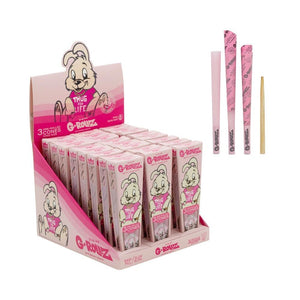 G-Rollz Banksy's Graffiti Thug for Life 3 Pre-Rolled KS Cones Lightly Dyed Pink - Secret Flowers