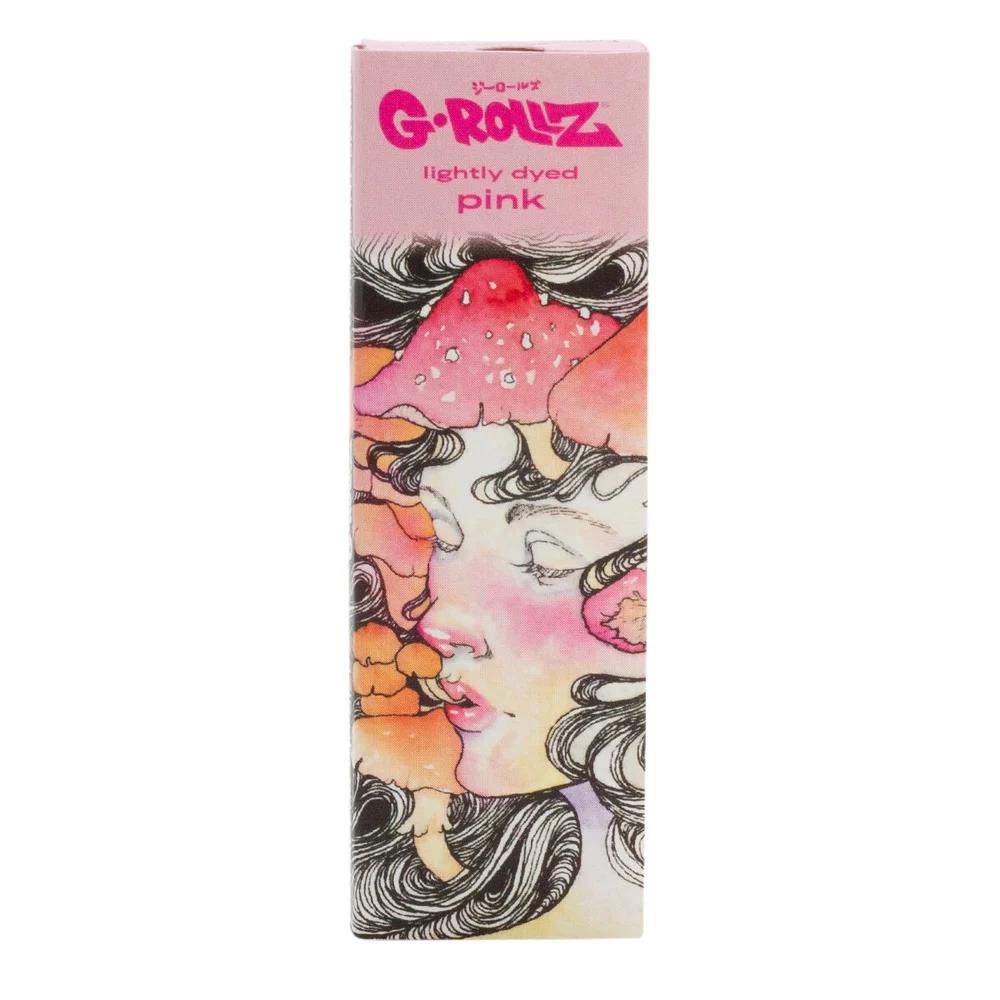 G-Rollz Mushroom Lightly Dyed Pink 1¼ Papers
