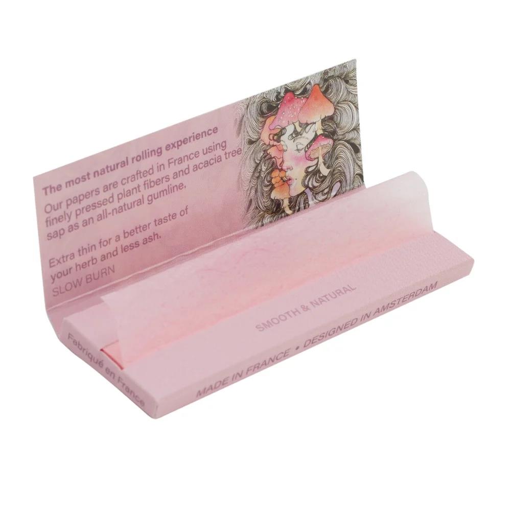G-Rollz Mushroom Lightly Dyed Pink 1¼ Papers