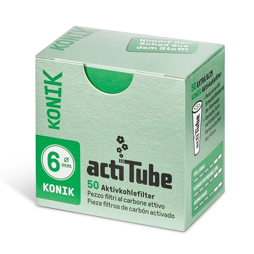 ActiTube | Aktivkohlefilter 50er 6mm Konik - Secret Flowers