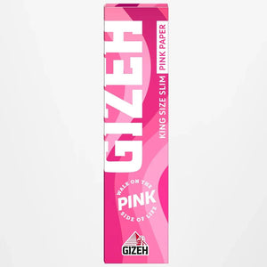 Gizeh Pink King Size Slim Papers - Secret Flowers