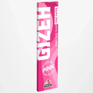 Gizeh Pink King Size Slim Papers - Secret Flowers