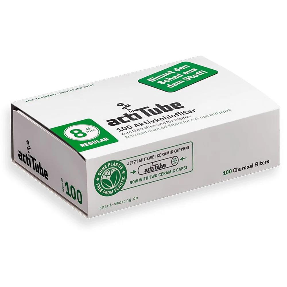 ActiTube Aktivkohlefilter REGULAR 100er Pack 8 mm: - Secret Flowers