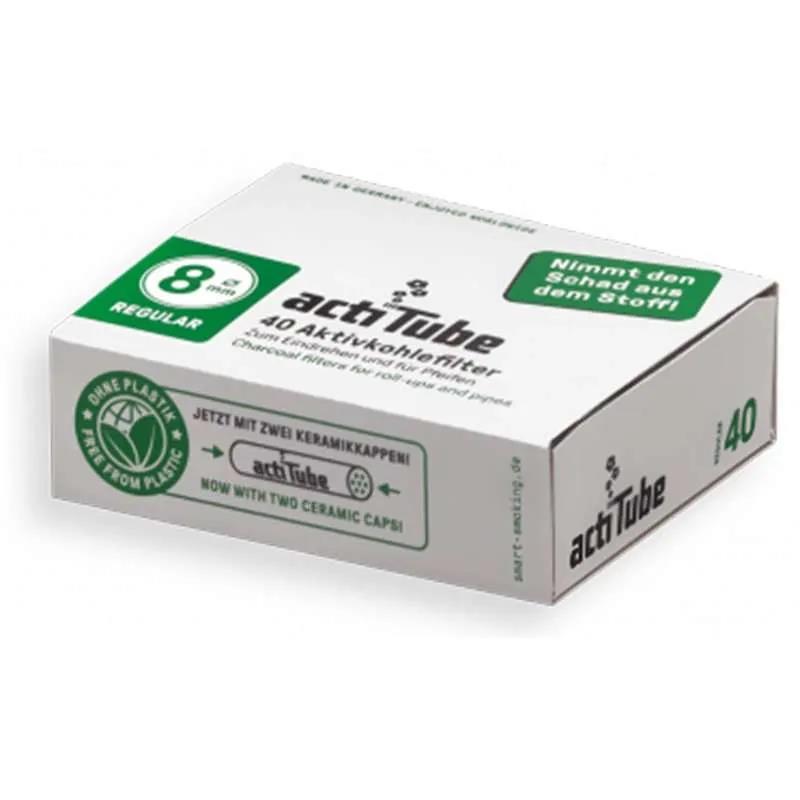 ActiTube Aktivkohlefilter REGULAR 40er Pack 8 mm - Secret Flowers