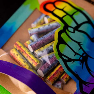 Hybrid Supreme Aktivkohlefilter Rainbow (55er Pack) - Secret Flowers