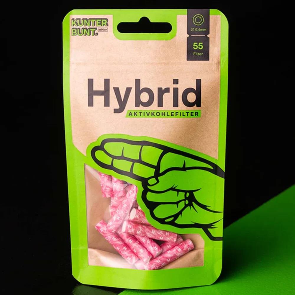 Hybrid Supreme Aktivkohlefilter Magenta (55er Pack) - Secret Flowers