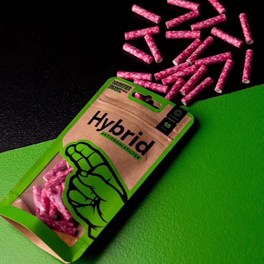 Hybrid Supreme Aktivkohlefilter Magenta (55er Pack) - Secret Flowers