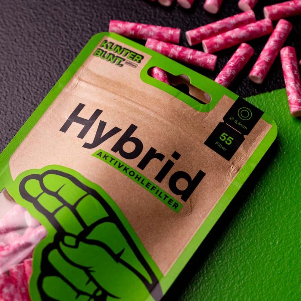 Hybrid Supreme Aktivkohlefilter Magenta (55er Pack) - Secret Flowers