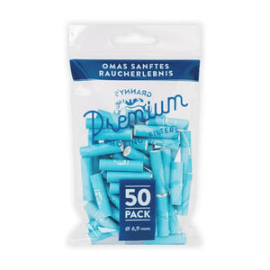 Granny's Weed Aktivkohlefilter Blue 50 Pack 6,9mm - Secret Flowers
