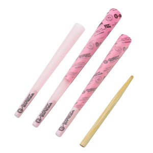 G-Rollz Banksy's Graffiti Panda Gunnin 3 Pre-Rolled KS Cones Lightly Dyed Pink - Secret Flowers