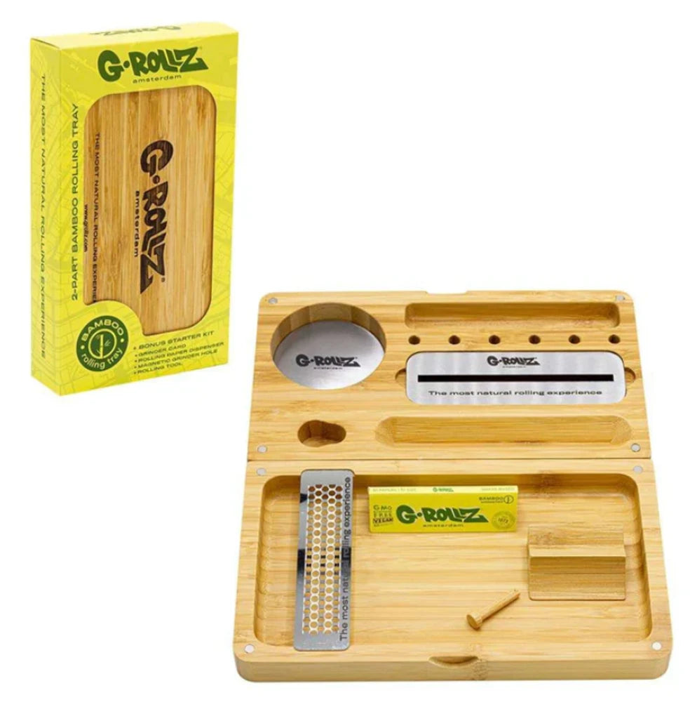 Bamboo Tray 2-Part 22x25cm