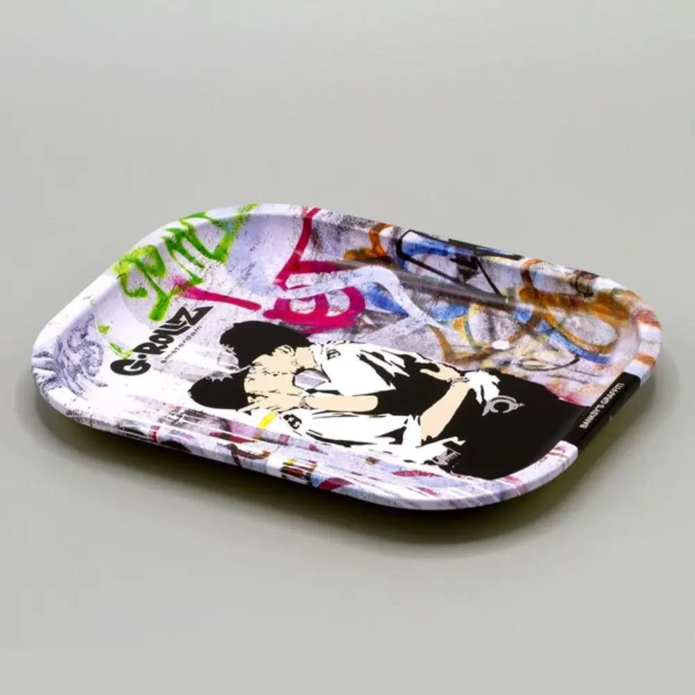 Banksy's Graffiti Cop on Cop Rolling Tray S