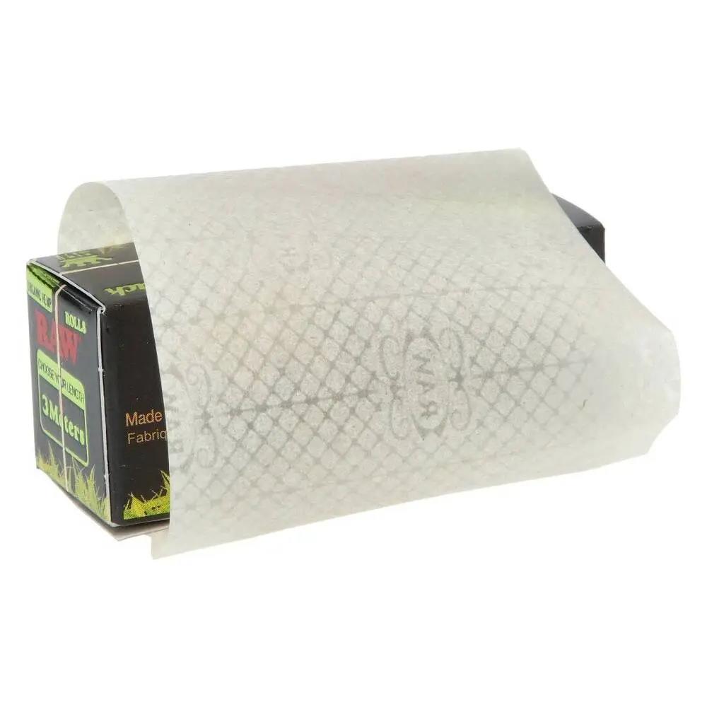 RAW Black Organic Hemp Paper Roll 3m
