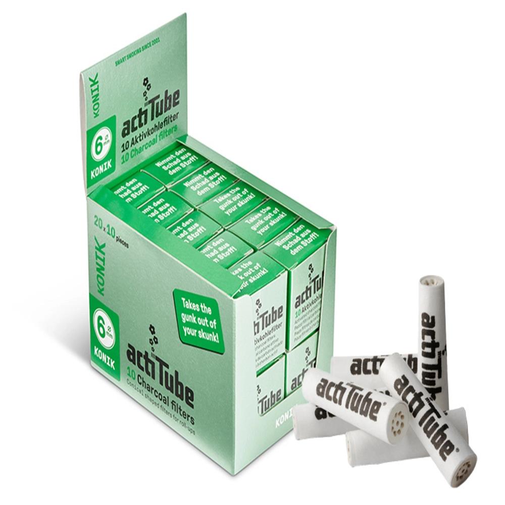 ActiTube | Aktivkohlefilter 10er 6mm Konik - Secret Flowers