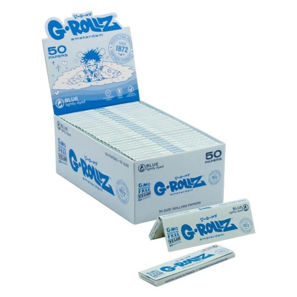 G-Rollz Amsterdam Lightly Dyed Blue 1¼ Papers