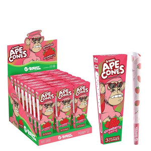 G-Rollz Ape Cones Strawberry Swing 3 Pre-Rolled KS Cones - Secret Flowers