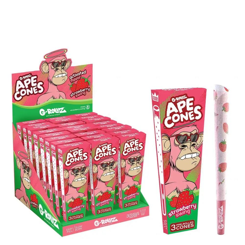 G-Rollz Ape Cones Strawberry Swing 3 Pre-Rolled KS Cones - Secret Flowers