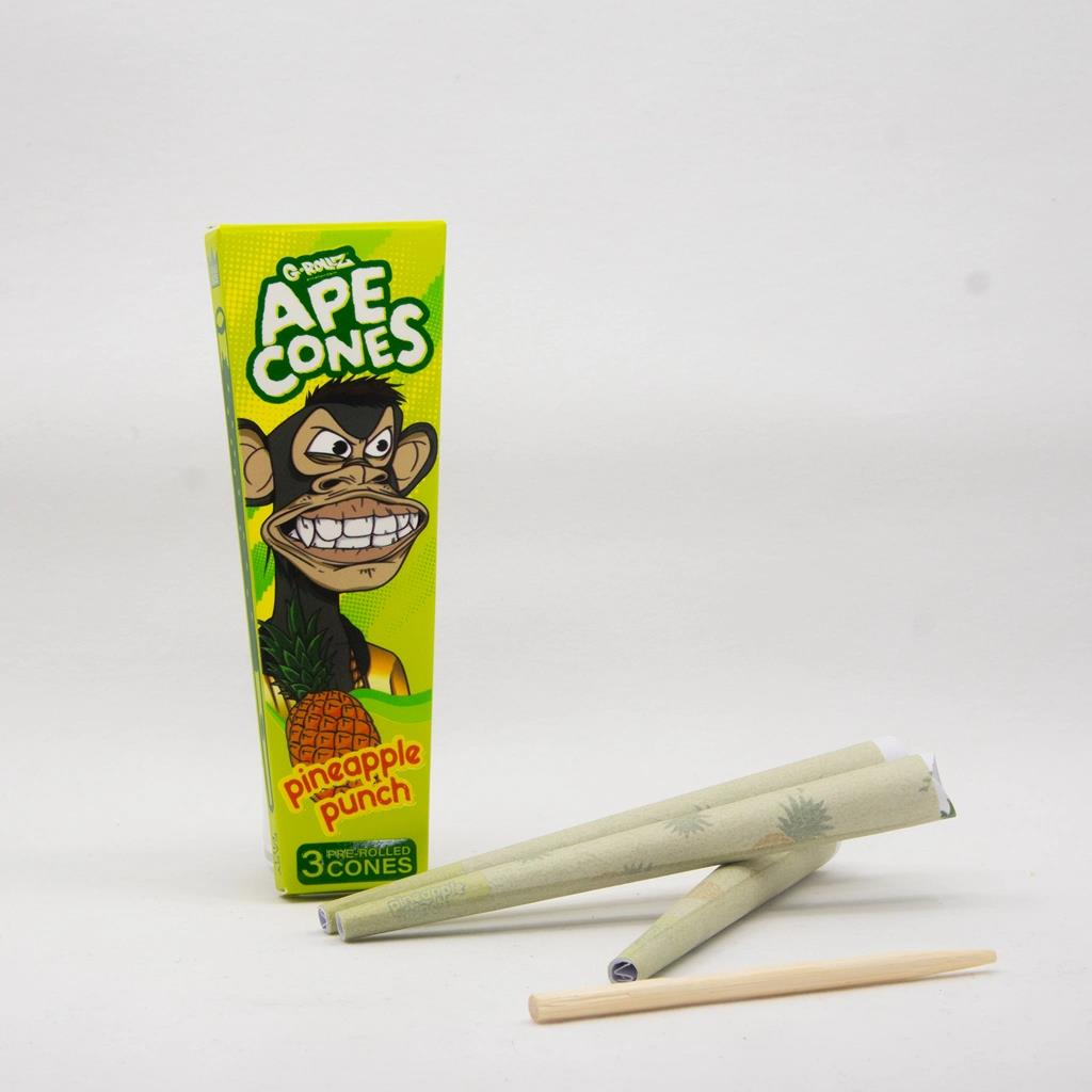 G-Rollz Ape Cones Pineapple Punch 3 Pre-Rolled KS Cones - Secret Flowers
