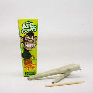 G-Rollz Ape Cones Pineapple Punch 3 Pre-Rolled KS Cones - Secret Flowers