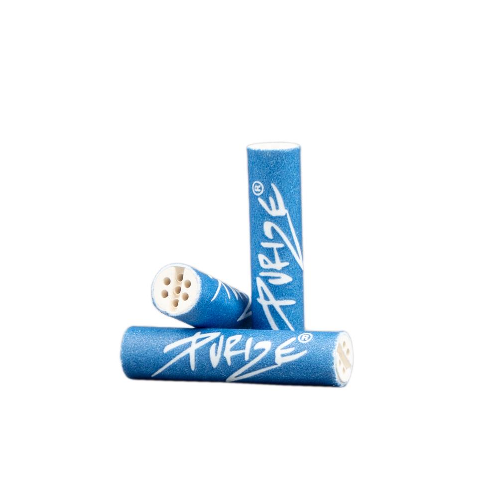 Purize Aktivkohlefilter Blue Xtra Silm Size 6mm - 50er Pack - Secret Flowers