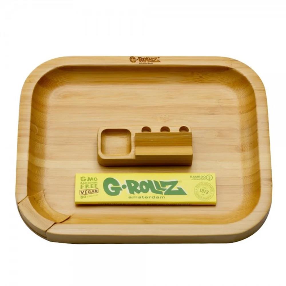 2-Part Bamboo Tray 22x25cm