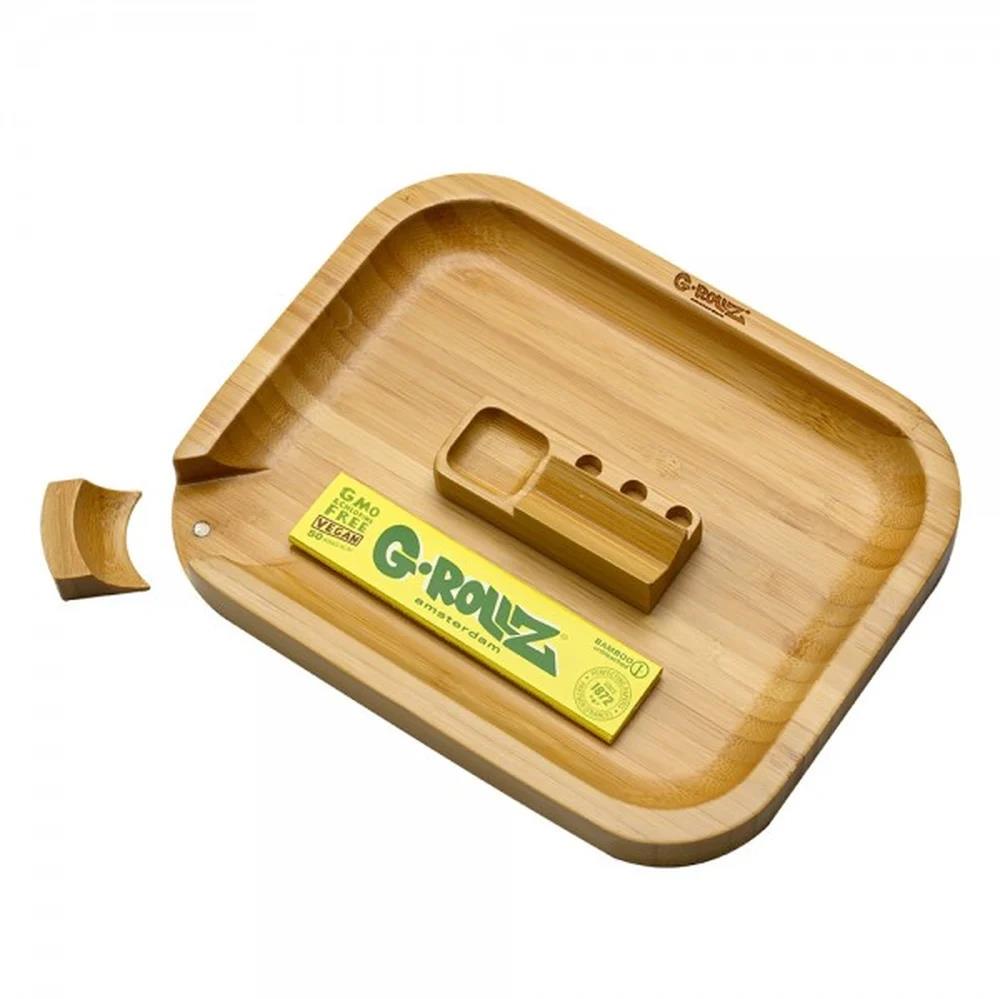 2-Part Bamboo Tray 22x25cm