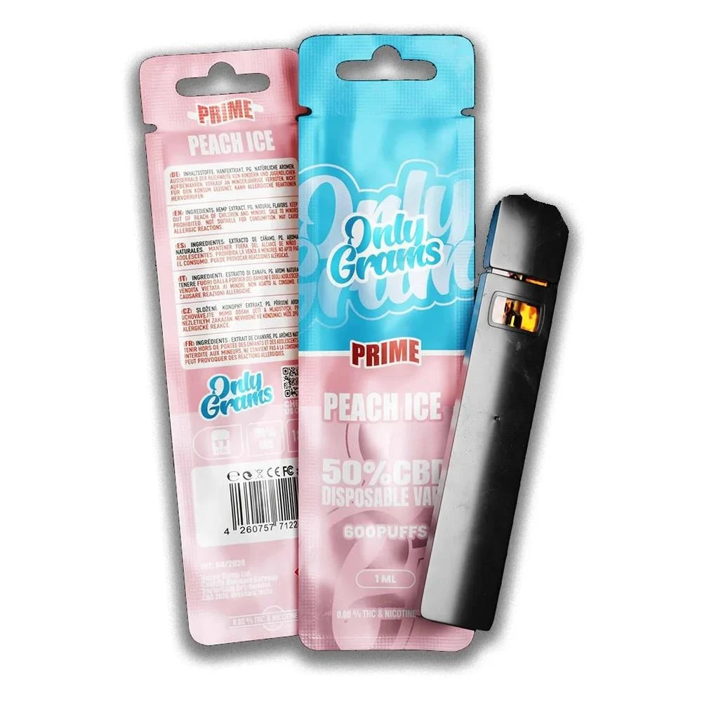 Peach Ice Prime CBD Vape