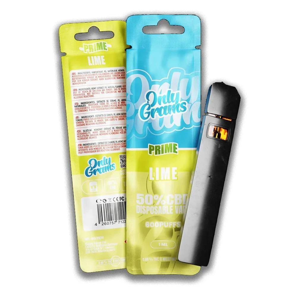 Lime Prime CBD Vape - Secret Flowers