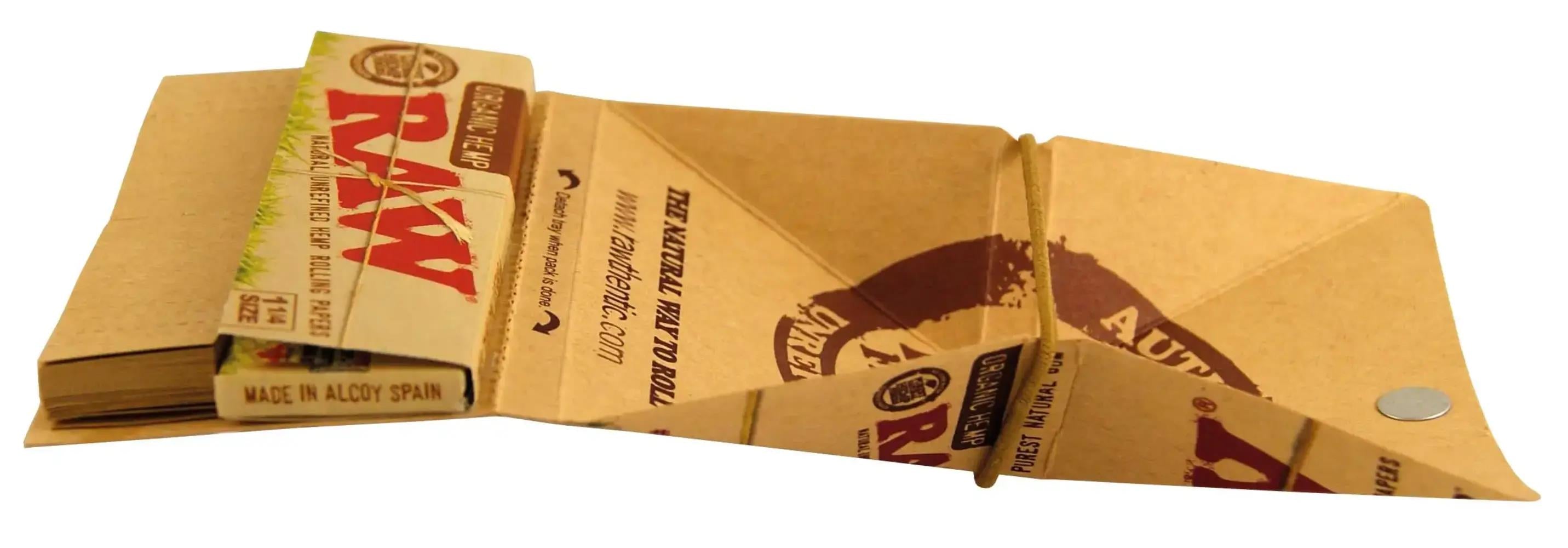 RAW Organic Hemp Artesano 1¼  Papers + Tips and Tray