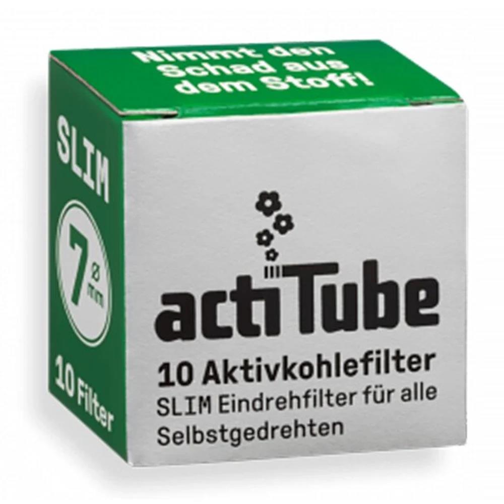 ActiTube | Aktivkohlefilter SLIM 10er 7mm - Secret Flowers
