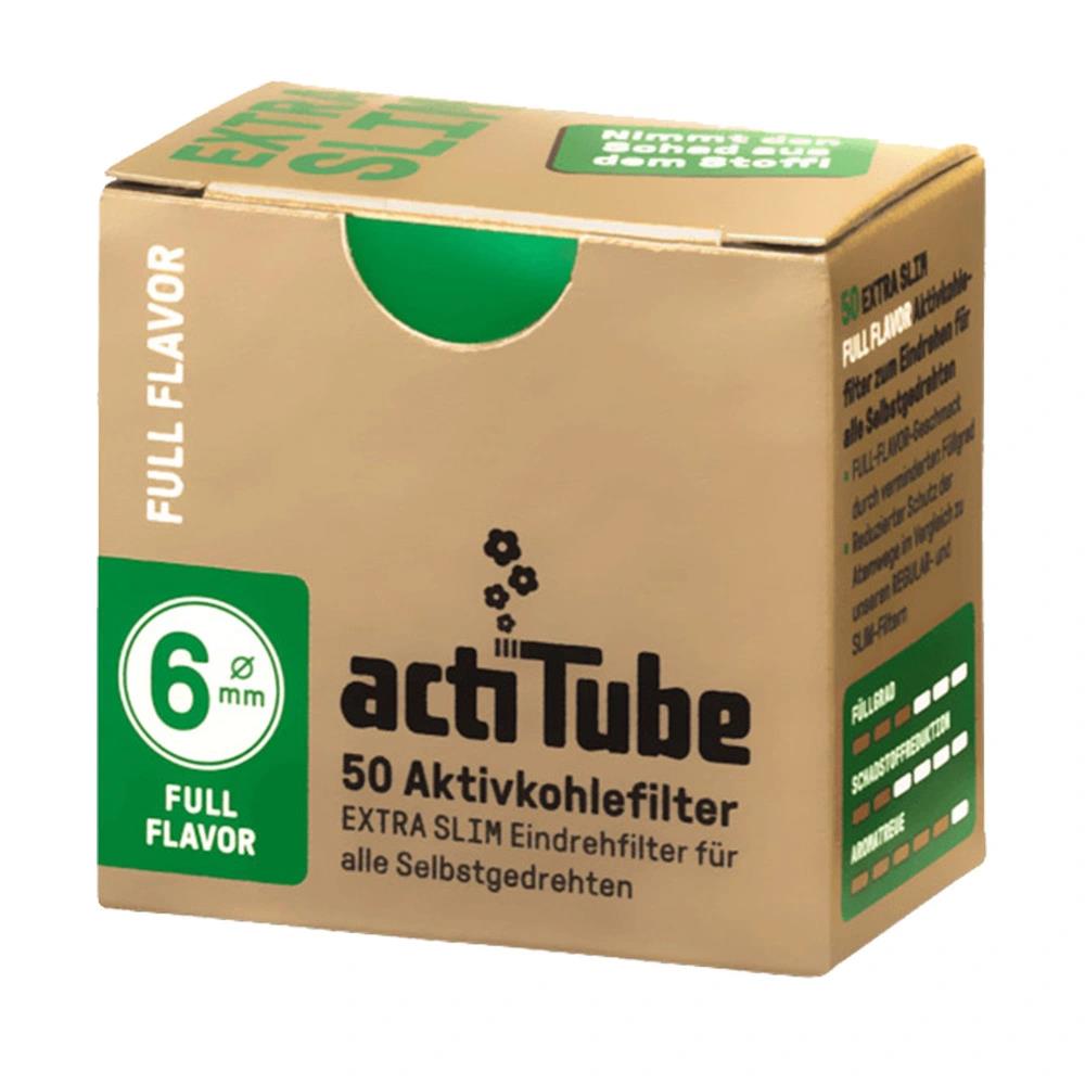 ActiTube | Aktivkohlefilter EXTRA SLIM 10er 6mm - Secret Flowers
