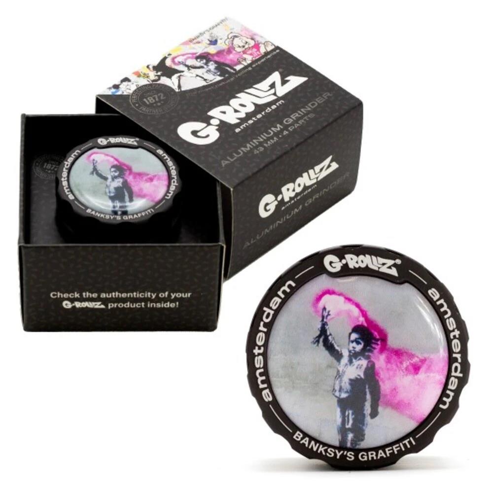 Banksy´s Graffiti Torch Boy Grinder 4tlg 43mm