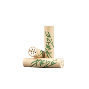 Purize Aktivkohlefilter 6mm Organic 100 Stück + Upcycling Glas - Secret Flowers