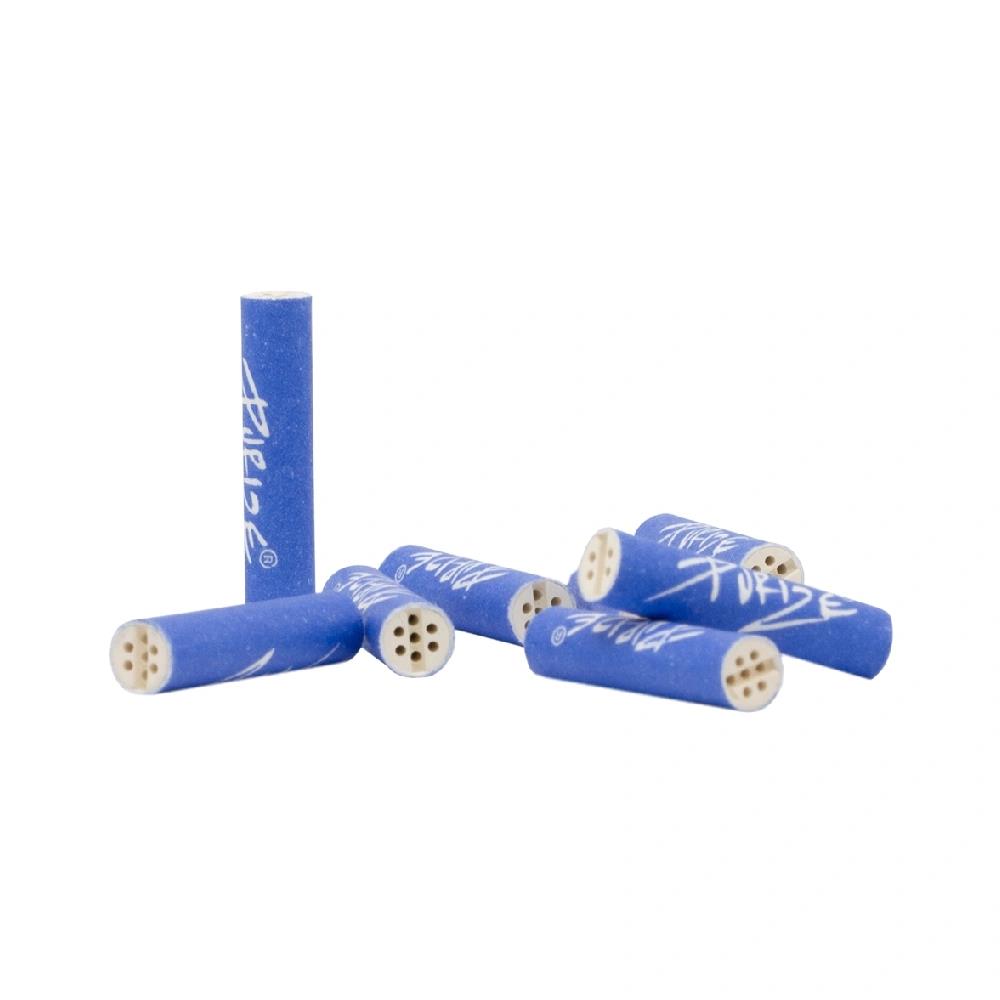 Purize Aktivkohlefilter 6mm Blue 100 Stück + Upcycling Glas - Secret Flowers