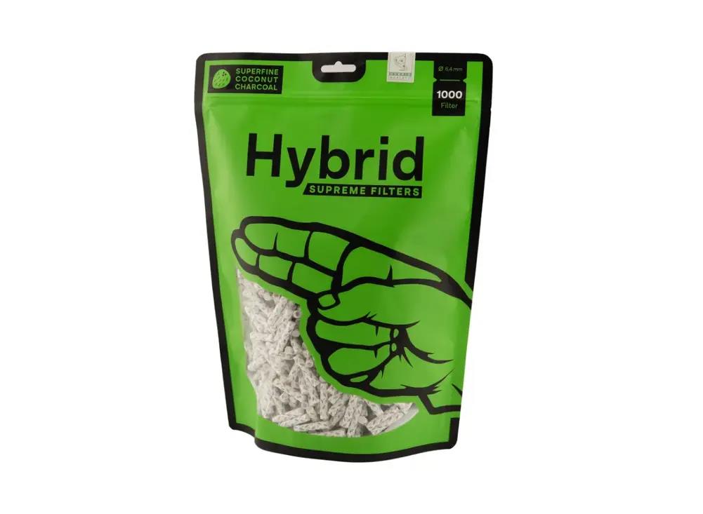 Hybrid Supreme Aktivkohlefilter Weiß 1000er Pack - Secret Flowers