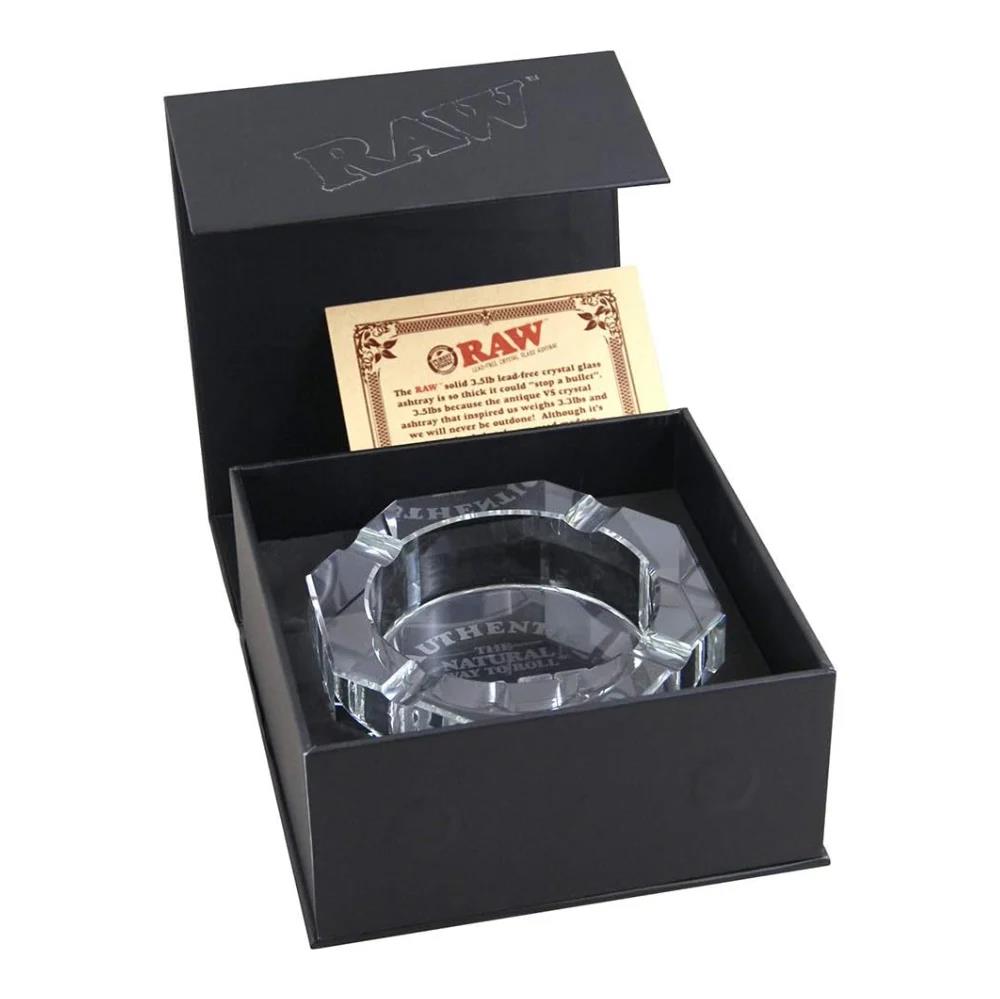 RAW Aschenbecher aus Kristallglas - Secret Flowers