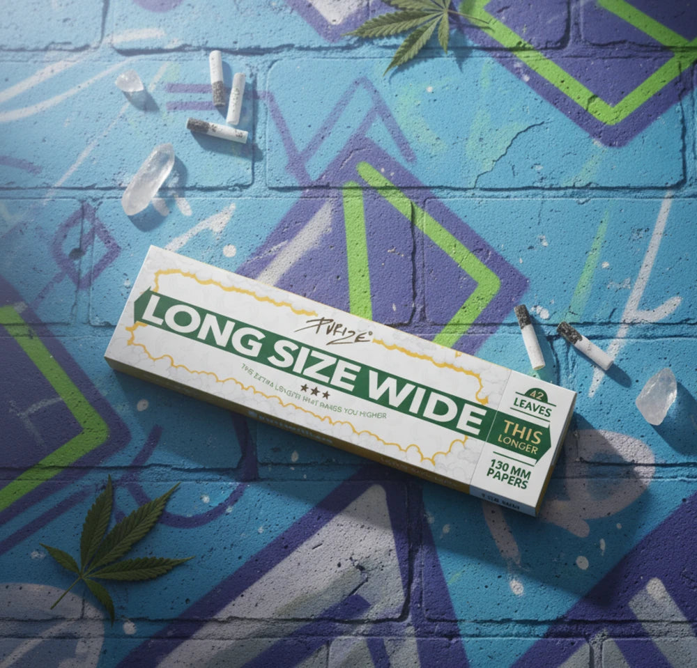 Long Size Wide Papers - Secret Flowers