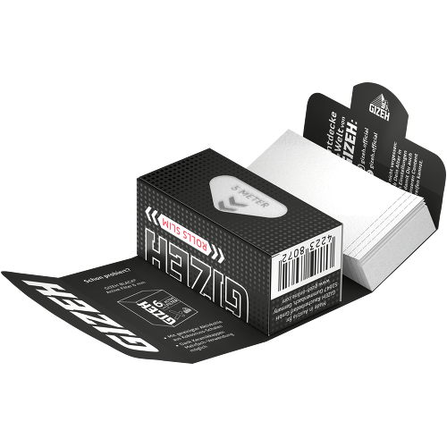 Gizeh Black King Size Slim Rolls 5m + Tips - Secret Flowers