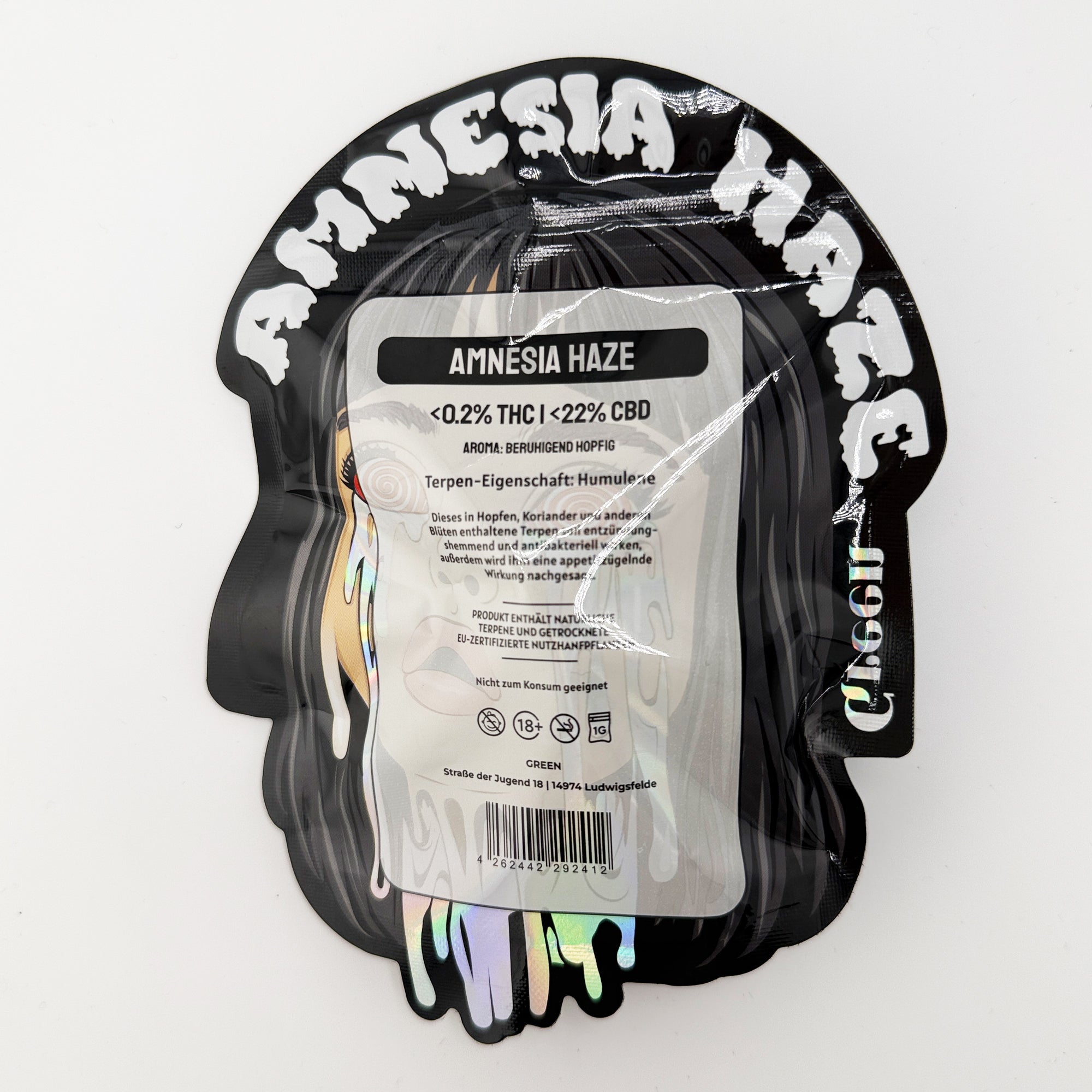 Amnesia Haze CBD Blüten 1g